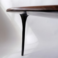 <a href=https://www.galeriegosserez.com/artistes/loellmann-valentin.html>Valentin Loellmann </a> - Steel - Table ronde